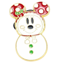 Minnie Mouse Snowman Collection Individual Disney Park Trading Pin - $8.90