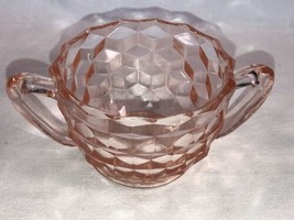 Pink Cubist Sugar Bowl Lot W Depression Glass - $1,299.00