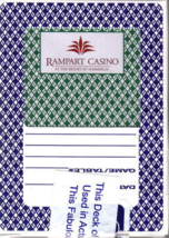 RAMPART CASINO At The Resort At Summerlin, Nevada Playing Cards, Used, Sealed - £3.95 GBP