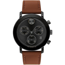 Movado Men&#39;s Bold Evolution Black Dial Watch - 3600884 - £259.40 GBP
