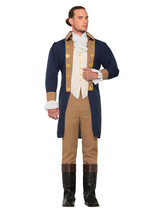 Forum Mens Colonial Officer Patriotic Costume, As Shown, Std - £125.07 GBP