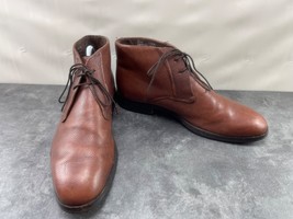 Banana Republic  Chukka Boots Men  7.5 M Shoes Brown Pebbled Leather Lac... - €23,49 EUR