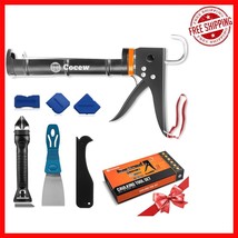 All-in-One Caulk Gun Kit - Smooth Silicone with Dripless &amp; Gift Box Incl... - $538.34 MXN