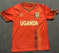 Umbro Uganda 2021 Africa Cup Of Nations Soccer Jersey Adult Size Medium Red - $19.80