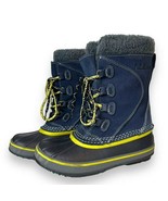 L.L. Bean Winter Snow Boots PAC Blue Suede Warm Waterproof Big Kids 5 #2... - $37.39