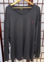 Polo Ralph Lauren Shirt Mens 3XB Big Long Sleeve V Neck Cotton RN41381 - £15.79 GBP