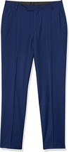Calvin Klein Boys' Flat-Front Suit Dress Pant, Straight Leg Fit Hemmed Bottom 18 - $32.66