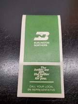 Vintage 1975 Burlington Northern Railroad scratch pad - $9.28