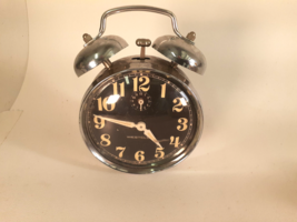 Retro-Styled Westclox Alarm Clock, Made in Brazil, 6&quot;T, Running - £17.96 GBP