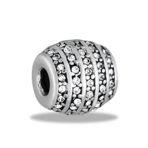 DaVinci Inspirations Decorative Cubic Zirconia Bead #DBI170-7 - £7.02 GBP