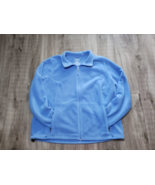 LL Bean Womens Fleece Jacket Size 2X Blue Full Zip Cozy Soft Outdoors Le... - £20.09 GBP