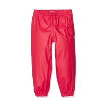 Hatley Girl&#39;s Childrens Splash Pant -Red Plain Rain Trousers, Red, 5 Years  - $54.00