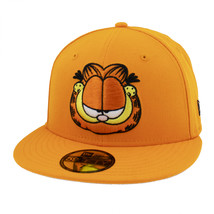 Garfield Grin New Era 59Fifty Fitted Hat Orange - $51.98