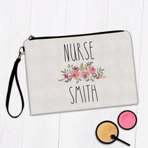 Personalized Nurse : Gift Makeup Bag Last Name Family Job Office Coworker Smith - £9.58 GBP