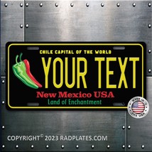 New Mexico Chile Custom Vanity Personalized Aluminum License Plate Tag NEW - £14.01 GBP