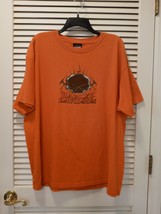 Vintage Harley Davidson Graphic T Shirt Holoubek Size 2XL Orange 2001 US... - $25.84