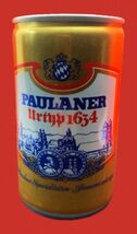 Old Vintage Paulaner Beer Can Metal Sign 8x12in  Mancave Garage 34 - $24.74