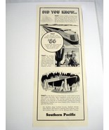 1936 Ad Southern Pacific Railroad SP Did You Know.. - £7.85 GBP