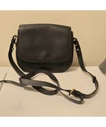 Marc Jacobs Leather Crossbody Purse Black - Gold Hardware - $61.16
