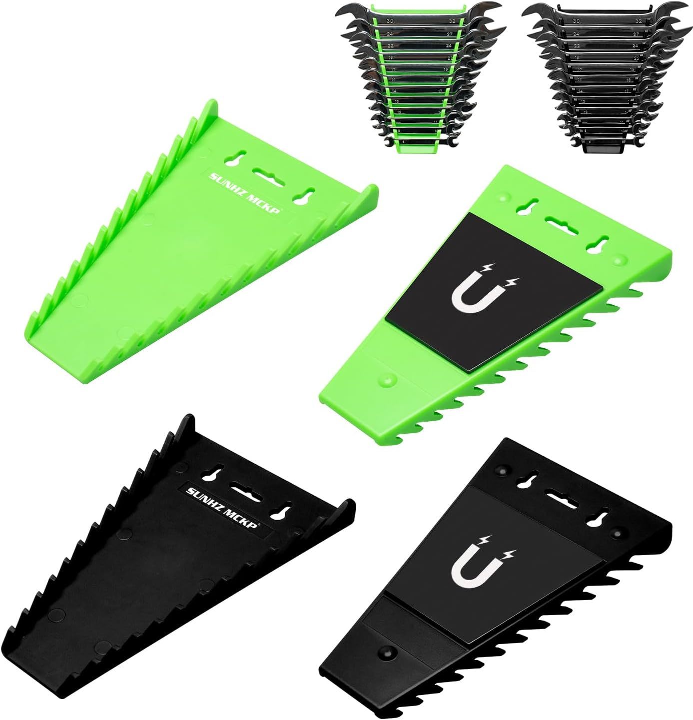 Sunhz Mckp 4 Pack Wrench Organizer For Toolboxes, Magnetic Wrench, 6 Mm ... - $32.99