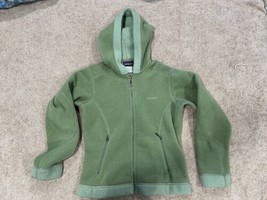 Patagonia Women’s Jacket Fleece Synchilla Sherpa Hooded Medium Green Zip... - £46.85 GBP
