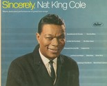 Sincerely; Nat King Cole [Vinyl] Nat King Cole - £23.56 GBP