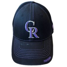New Era Colorado Rockies Logo Medium Large Fitted Trucker Hat MLB Baseball Cap - £14.08 GBP