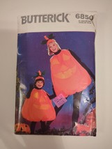 Butterick Drawstring Neckline JACK-O-LANTERN Costume Sewing Pattern Pumpkin Cut - £6.80 GBP