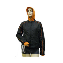 Ladies Textile Jacket with Embroidered Wings on Back - $119.60