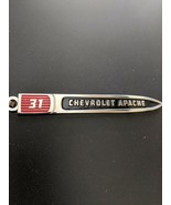 Apache 31 &quot;Classic Chevy pickup truck&quot; fender emblem keychain (F1) - £11.96 GBP