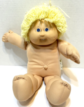 Rare Vintage 1985 Cabbage Patch Kids Braces Dimples and Yellow Hair Plush Doll - £36.18 GBP