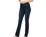 Laurie Felt Curve Silky Denim Straight Leg Jeans- DARK WASH, PETITE XXS - £22.92 GBP