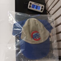 '47 MLB Chicago Cubs Men's M Cotton Blend Back Fitted Blue/Gray Baseball Cap Hat image 4