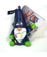 Seattle SEAHAWKS Gnome with lights Christmas team ornament NEW 2023 - £9.67 GBP