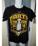 Pittsburgh Penguins 2016 Stanley Cup Champions Celebration Roster T-Shir... - £16.29 GBP