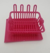 Our Generation OG Girl Doll RV Camper Replacement Part Dish Rack And Mat Pink - £12.06 GBP