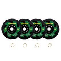 3&quot; Hss Circular Saw Blade - 4Pcs 75Mm 72T Cutting Disc, Ferrous Sheet Metal - $35.99