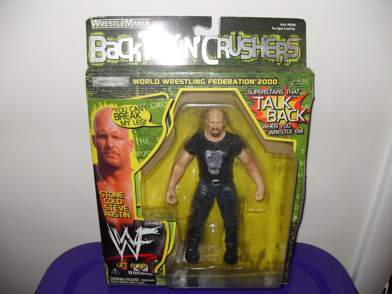 Primary image for 1999 WWE Stone Cold Steve Austin Figure In Package