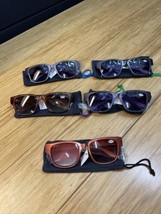Set Of 5 Readers Sunglasses 3.50 With Pouches JM New York Joy Iman KG - £11.84 GBP