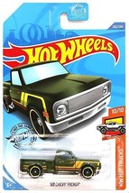 Hot Wheels - &#39;69 Chevy Pickup: HW Hot Trucks #10/10 - #202/250 (2020) *Green* - £1.98 GBP