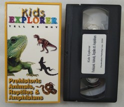 VHS Kids Explorer Tell Me Why Prehistoric Animals Reptiles Amphibians (VHS 2004) - £12.63 GBP