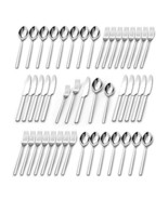 40-piece Tableware set for 8 Stainless Steel premium tableware Polished - $59.39