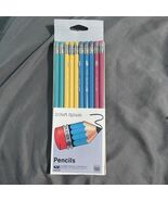 New Vintage Empire Wood Pencil Company Pencils 10 Count Soft Splash Seal... - $15.83