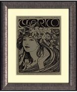 Rare Original 1899 Litho Print Cocorico&#39;s  No. 4 Metallic Cover , Alfons... - $960.30