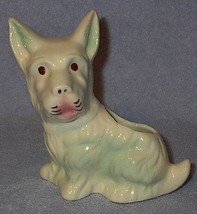 Figural White Scotty Dog Art Pottery Planter - £7.86 GBP