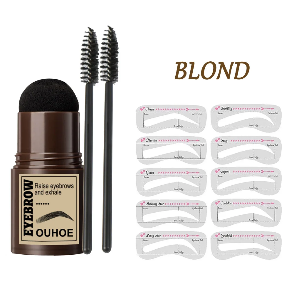 Play One Step Brow Stamp Shaping Kit Waterproof Long Lasting Eyebrow Stick Hair  - £23.09 GBP