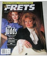 THE JUDDS NAOMI WYNONNA FRETS MAGAZINE VINTAGE 1989 PAUL SIMON JETHRO BURNS - £23.46 GBP