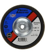 VIRGINIA ABRASIVES 427-73120Z 7x5/8-11 120G Flap Disc - $36.78 CAD