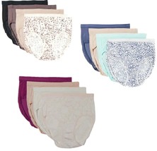 Breezies Silky Knit H-CUT Panties Set of 4 - £13.61 GBP