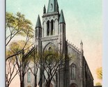 St Patrick&#39;s Église Montreal Quebec Canada Unp DB Carte Postale I16 - $3.02